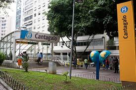 Estação Cantagalo do Metrô RJ em Copacabana